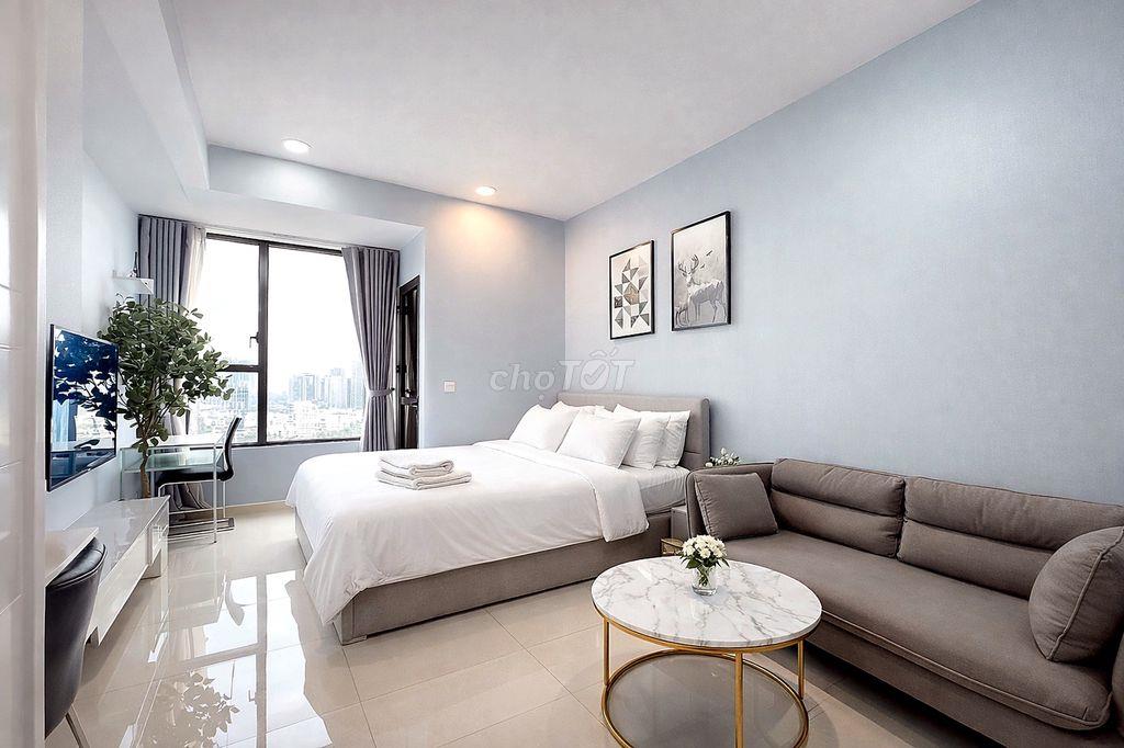 Cho thuê dài hạn Studio River Gate Quận 4, 30m², đủ nội thất, 15tr