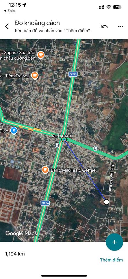 Chủ ngộp bán gấp 7500m2 bình giã  đá bạc  ngay sát ngã 4 ngãi giao  rẻ hơn định giá 5 tỷ