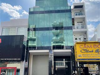 Bán toà 7 tầng mặt tiền lạc long quân, phường 9, tân bình. dt 8,05m x 21m, hdt 130tr/tháng