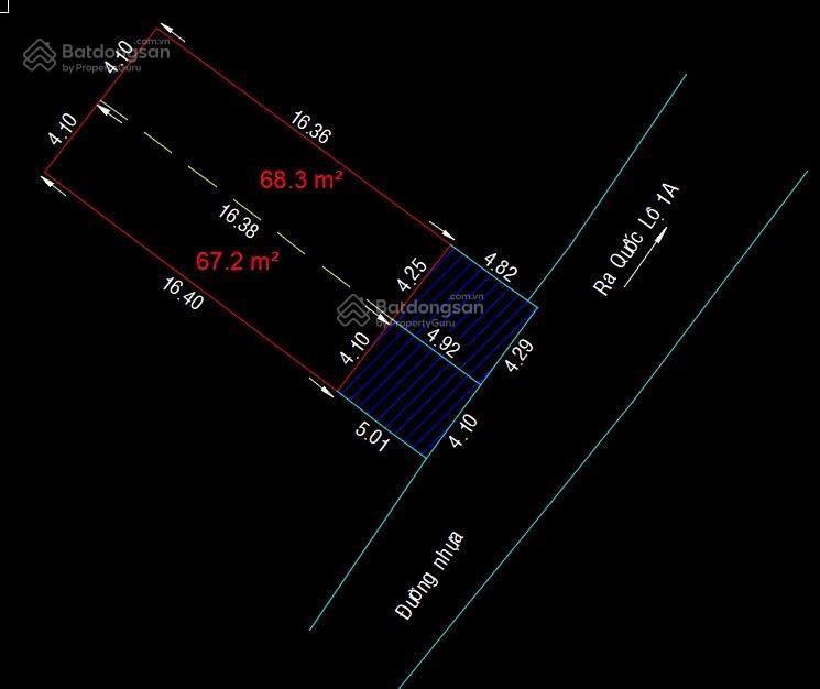 Bán lô đất 67 m², mặt tiền nhựa 8 m phường an phú đông, sổ sẵn công chứng liền, giá chỉ 4 tỷ 5