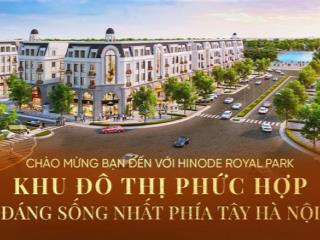 Sở hữu biệt thự tại hinode royal park, 14,5 tỷ, 90m2, pháp lý đầy đủ