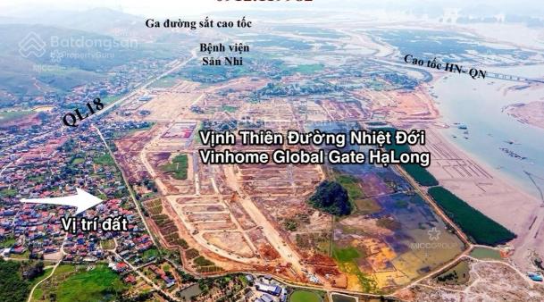 Lô đất 73,6m2 khu yên cư (tuần châu) ngay sát dự án vinhomes hạ long xanh chỉ 1,2 tỷ