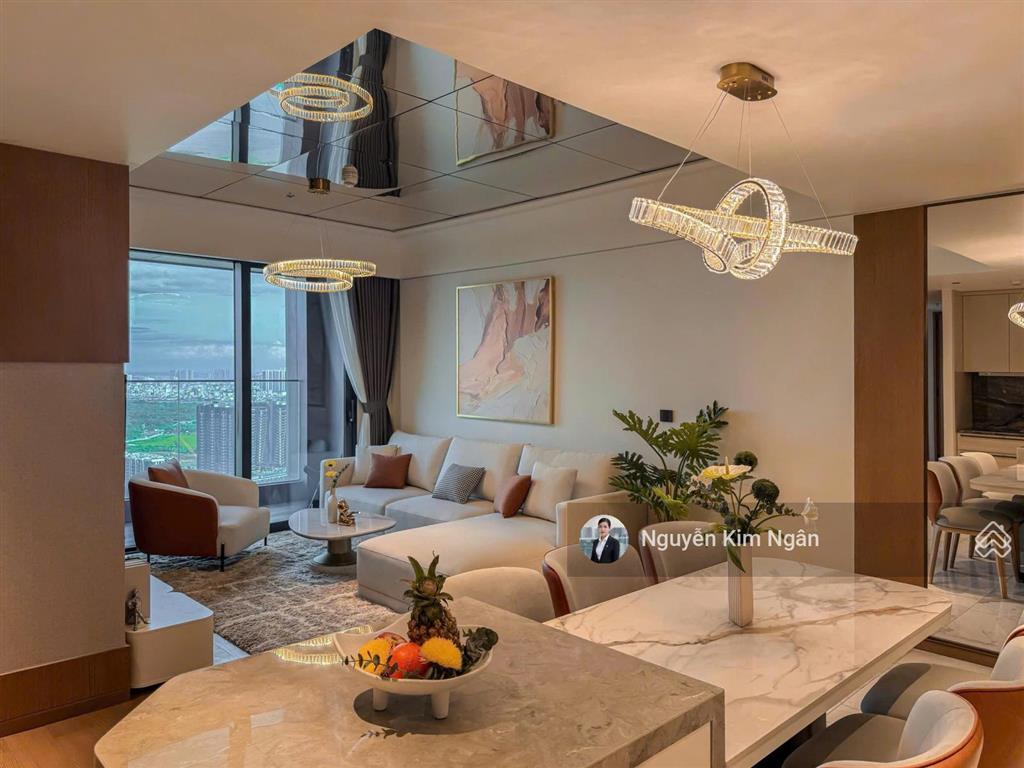 Kim ngân grand marina  cho thuê căn 3pn  119m2  130tr/th full nội thất view sông, miễn pql