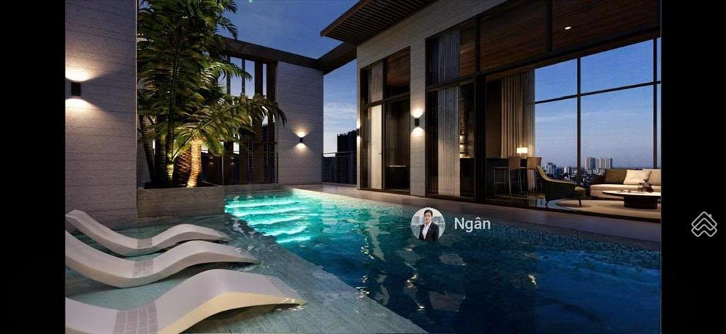Kim ngân define  bán penthouse 570m2 với 8pn 10wc có 2 hồ bơi riêng trong nhà tại define
