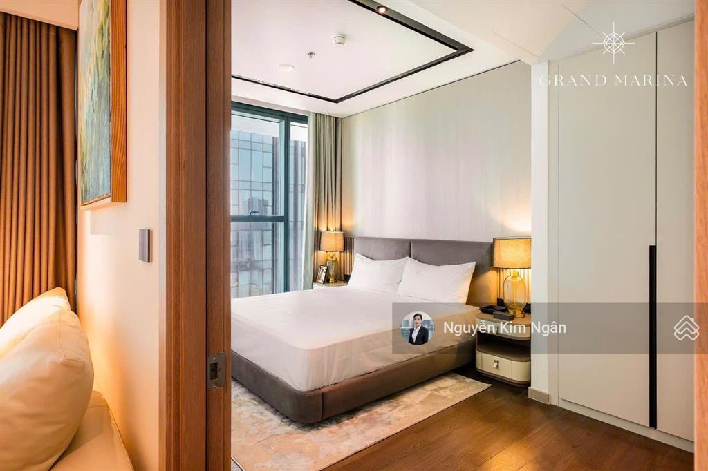Cho thuê căn 1pn full nội thất 35tr/tháng, free phí quản lý tại grand marina saigon