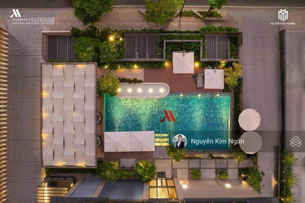Cho thuê căn 1pn full nội thất 35tr/tháng, free phí quản lý tại grand marina saigon