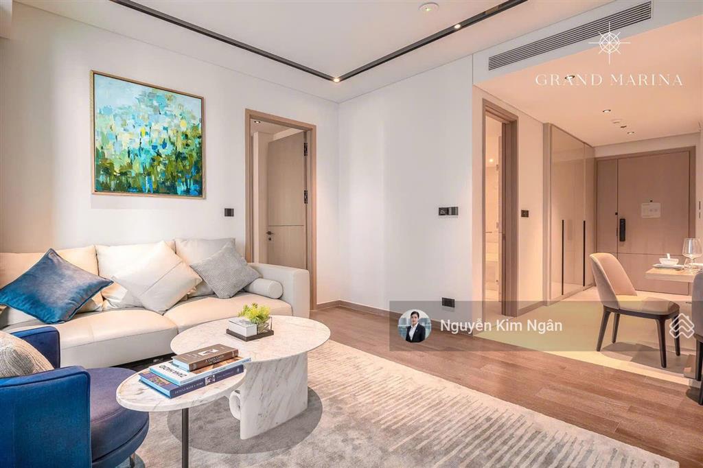 Cho thuê căn 1pn full nội thất 35tr/tháng, free phí quản lý tại grand marina saigon