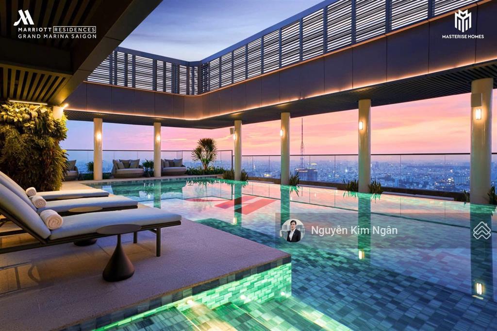 Cho thuê căn 1pn full nội thất 35tr/tháng, free phí quản lý tại grand marina saigon
