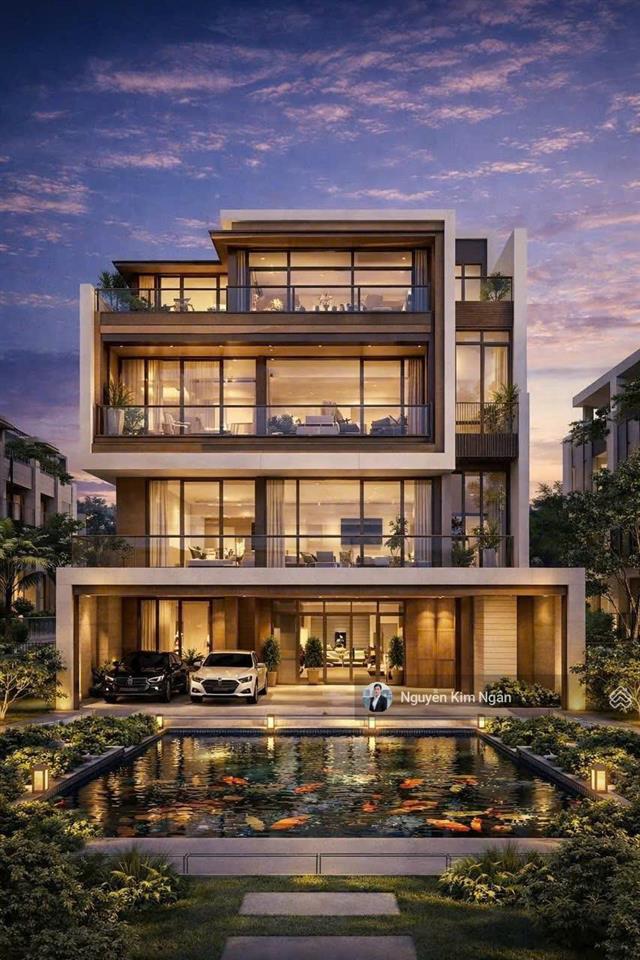 Kim ngân  bán biệt thự song lập 152m2 57,5 tỷ sola