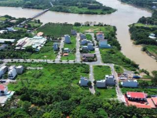 Bán nền đất xây biệt thự có sẵn 220m thổ cư, giáp sông, khu dân cư. cách vinhome 3km giá tốt