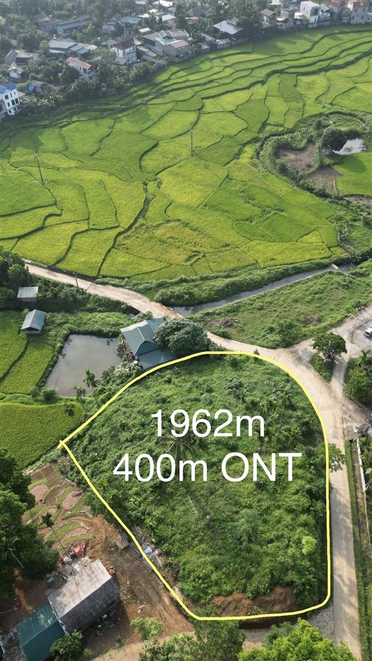 Bán 1962m² đất nghỉ dưỡng view ruộng bậc thang tại suối cỏ, xã liên sơn