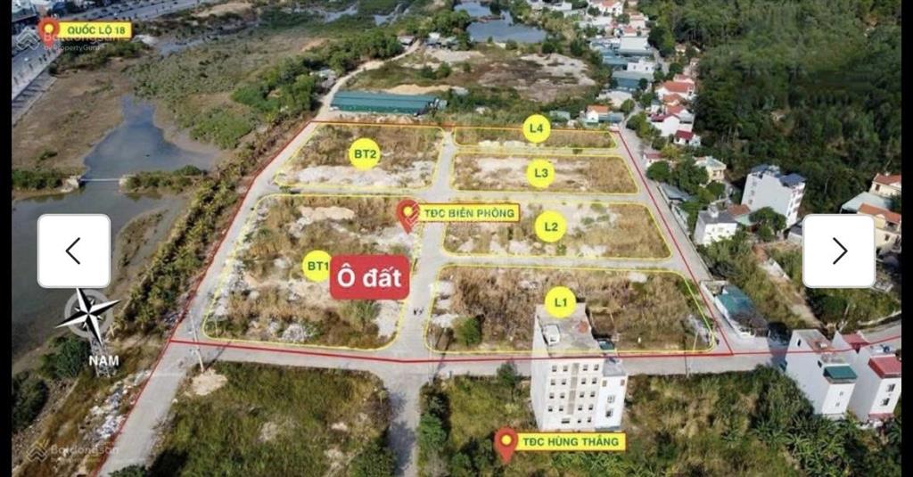 Đất đấu giá cán bộ chiến sỹ biên phòng hùng thắng