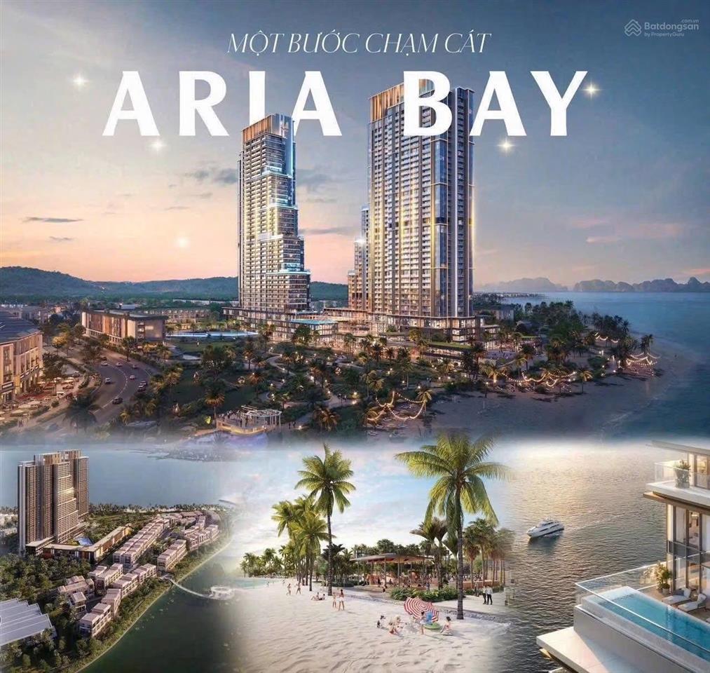 Aria bay hạ long, một bước chạm bãi biển ban công đông nam giá hời thị trường