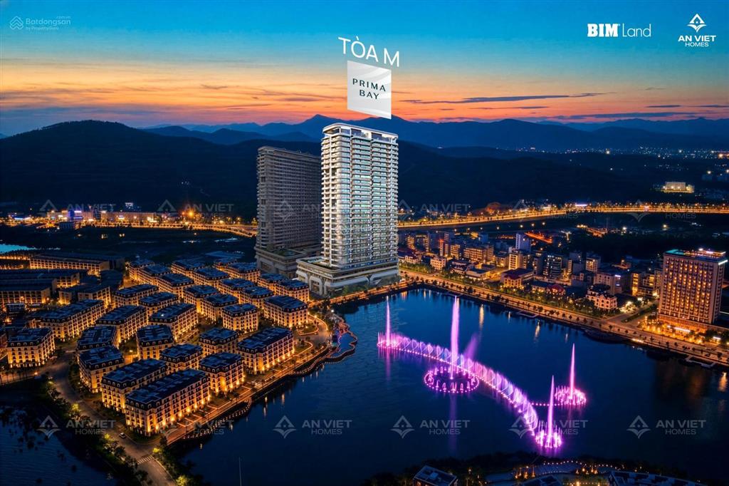 Bán công hồ nhạc nước, căn hộ tòa prima bay hạ long, vị trí đẹp giá đầu tư